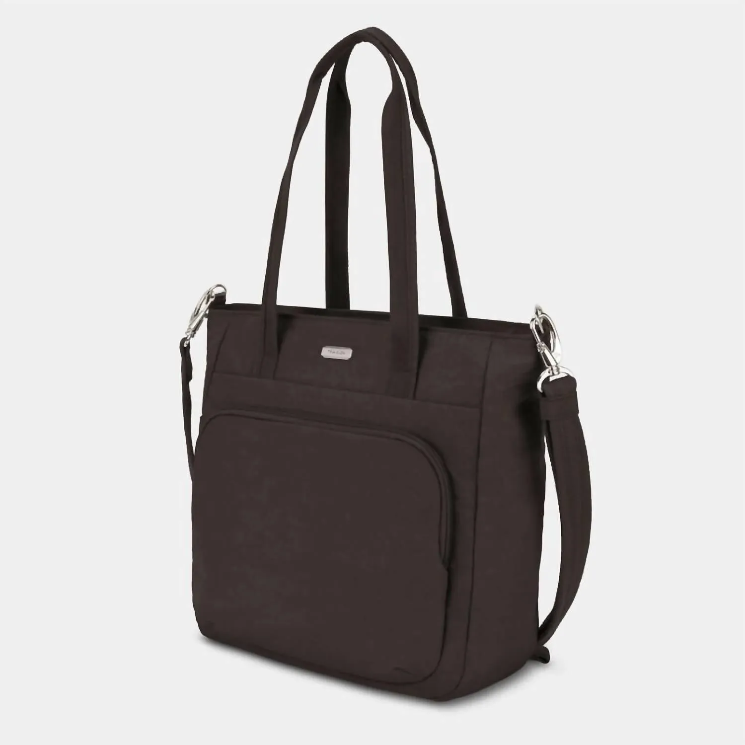 Women's Anti-Theft Essentials Pocket Backpack Tote Bag In Black