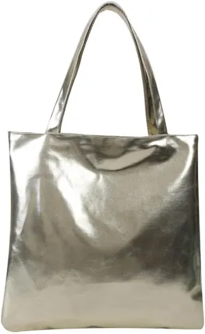 Women's Candy Color Laser Tote Bag for Shopping/Working Reflective Shoulder Handbag