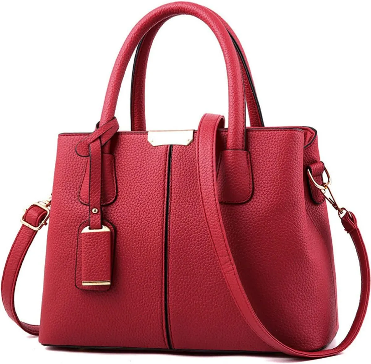 Womens Handbags and Purses Fashion Top Handle Satchel Tote PU Leather Shoulder Bags