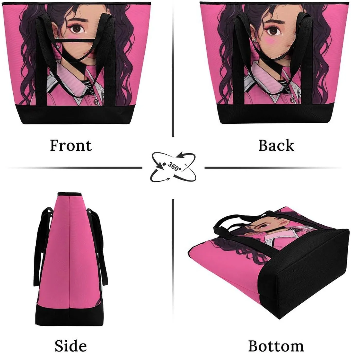 Women's Large-Capacity Thermal Tote Bag Stylish Work & Commute Handbag