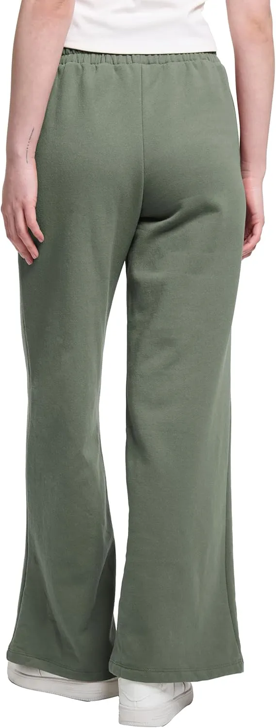 Womens Sweatpants Straight Wide Leg Pants for Women Fleece Lined High Waisted Baggy Casual Drawstring Lounge Pants