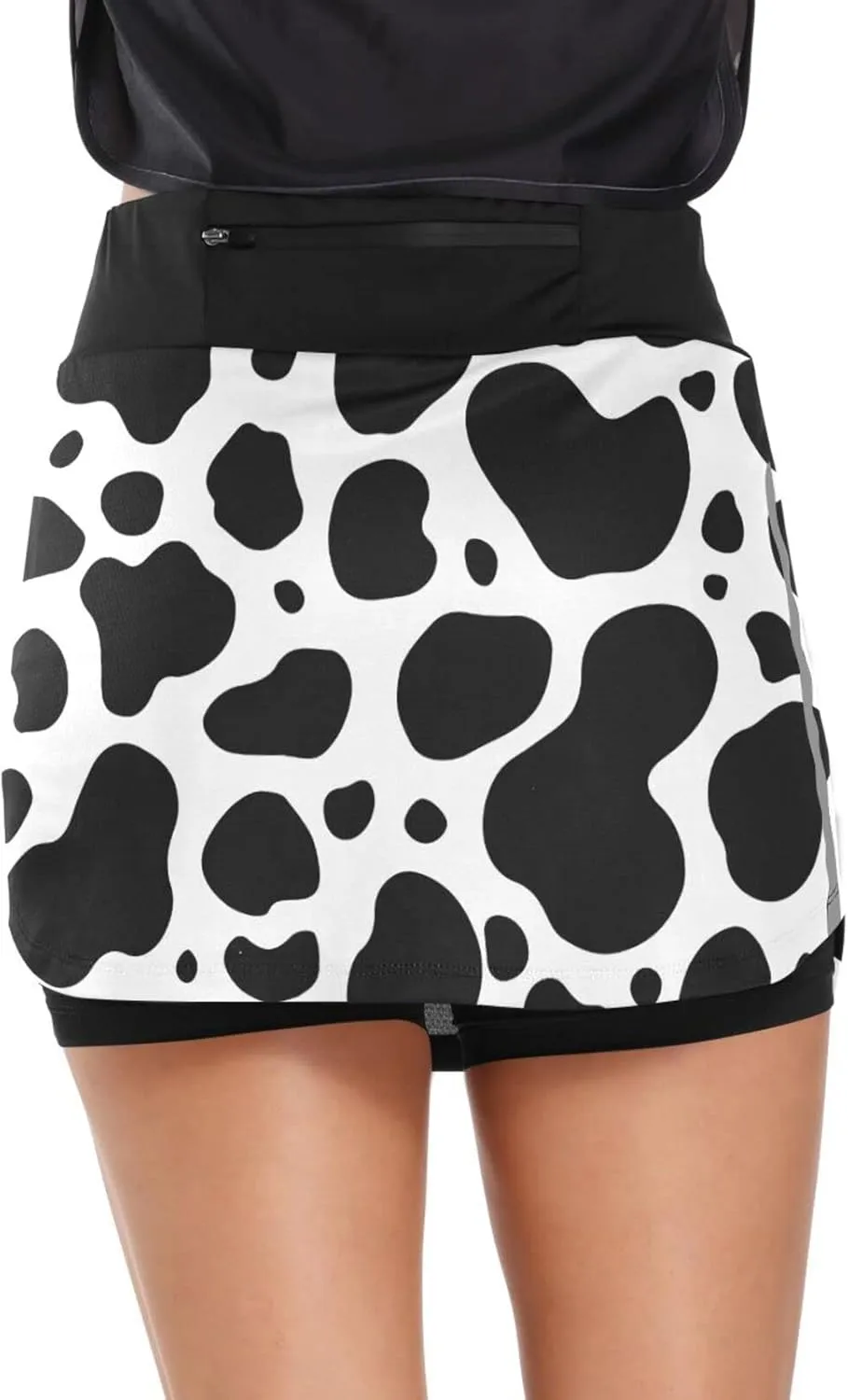 Women's Tennis Skirt Inner Shorts Lightweight Golf Casual Sports Skirt with Pockets