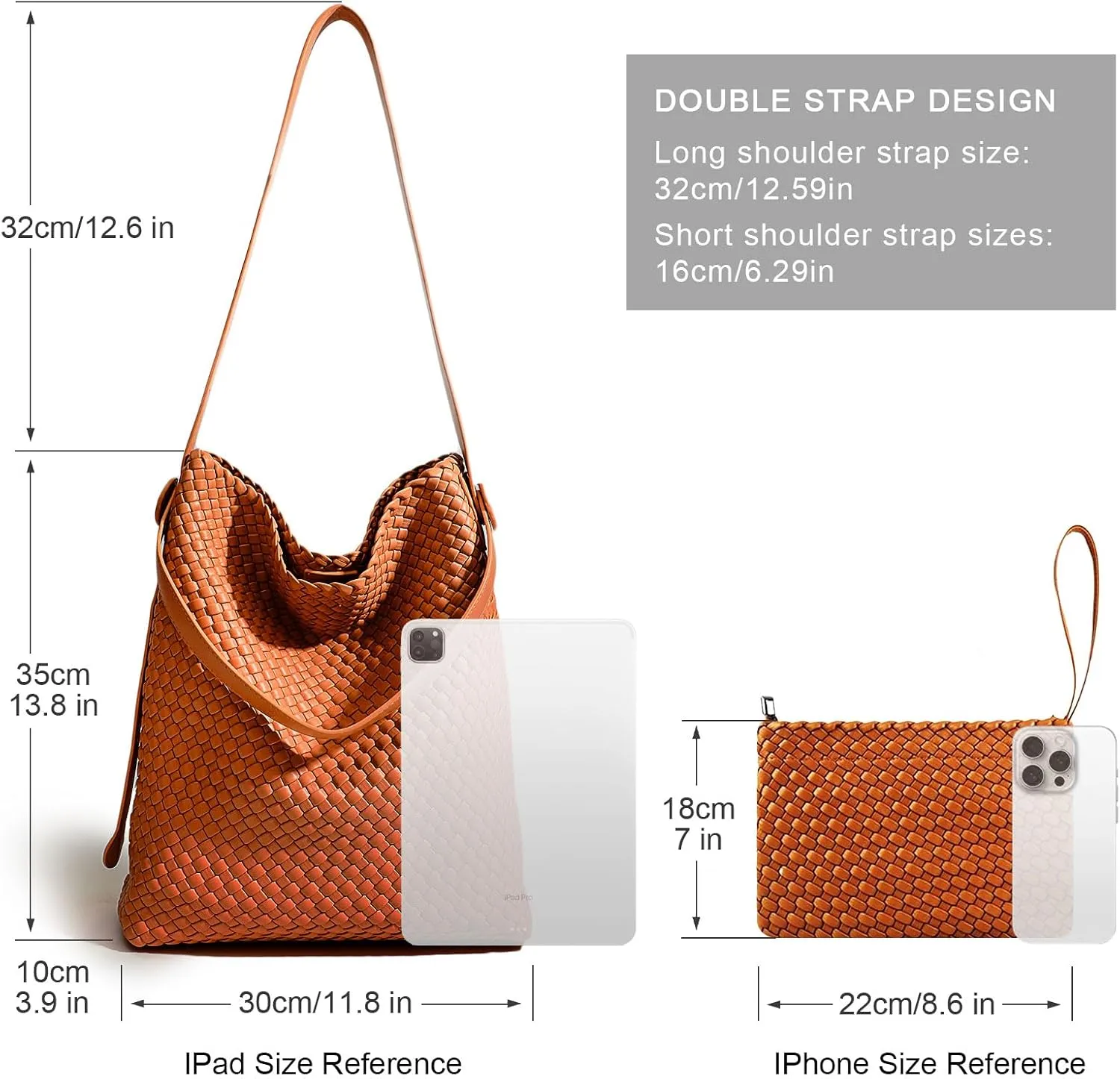 Woven Leather Tote Bag for Women Large Woven purses shoulder bag Fashion Shopping Travel Handbags