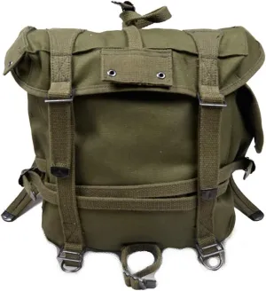 WWII WW2 US Army M1945 Backpack Korean War Tactical Backpack, Army Green, One Size