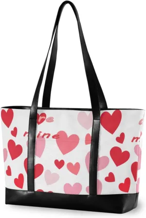 You Are Mine Valentine Sturdy laptop purse for women with zipper travel tote for Travel Gym Vacation with tablet bolsa para laptop mujer