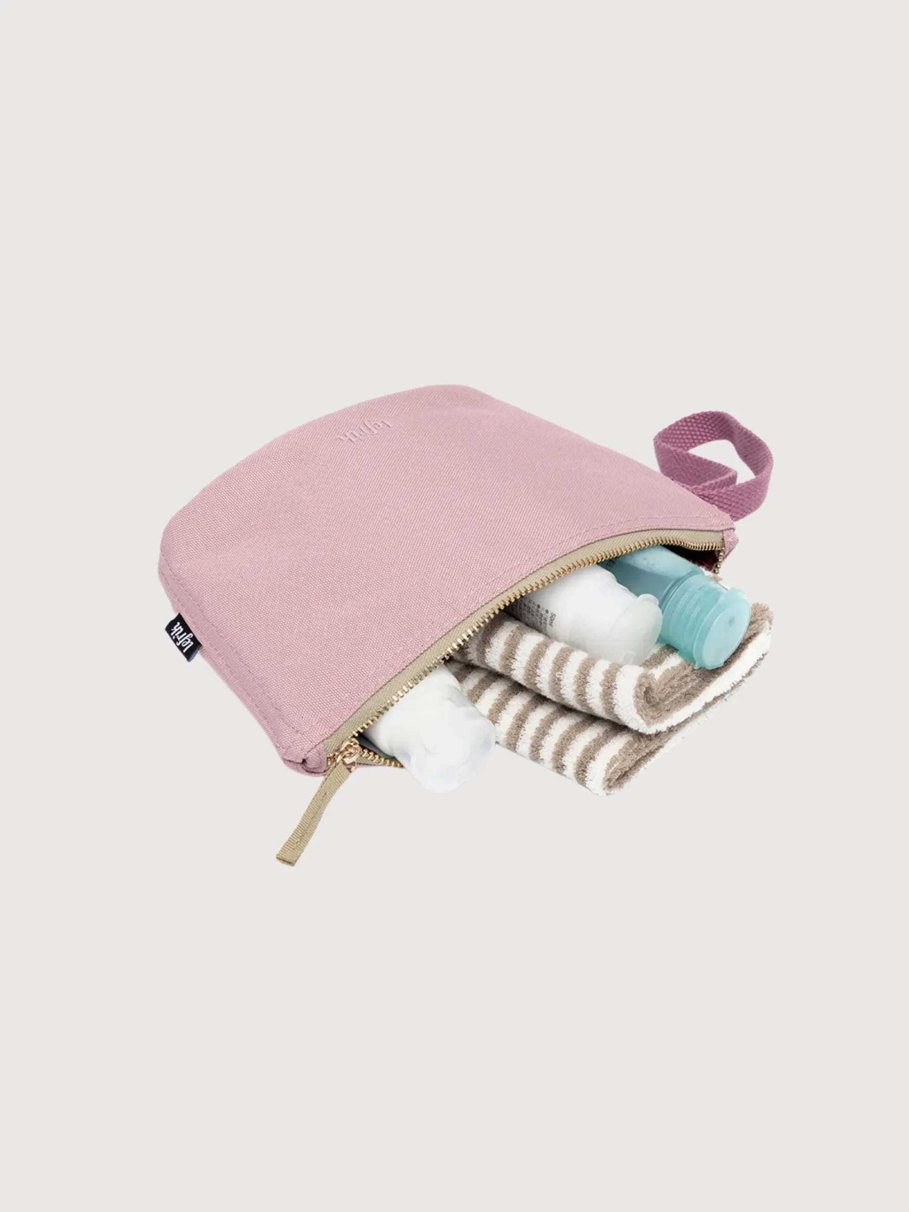 Zoid Mauve Small Toiletry Bag | Lefrik