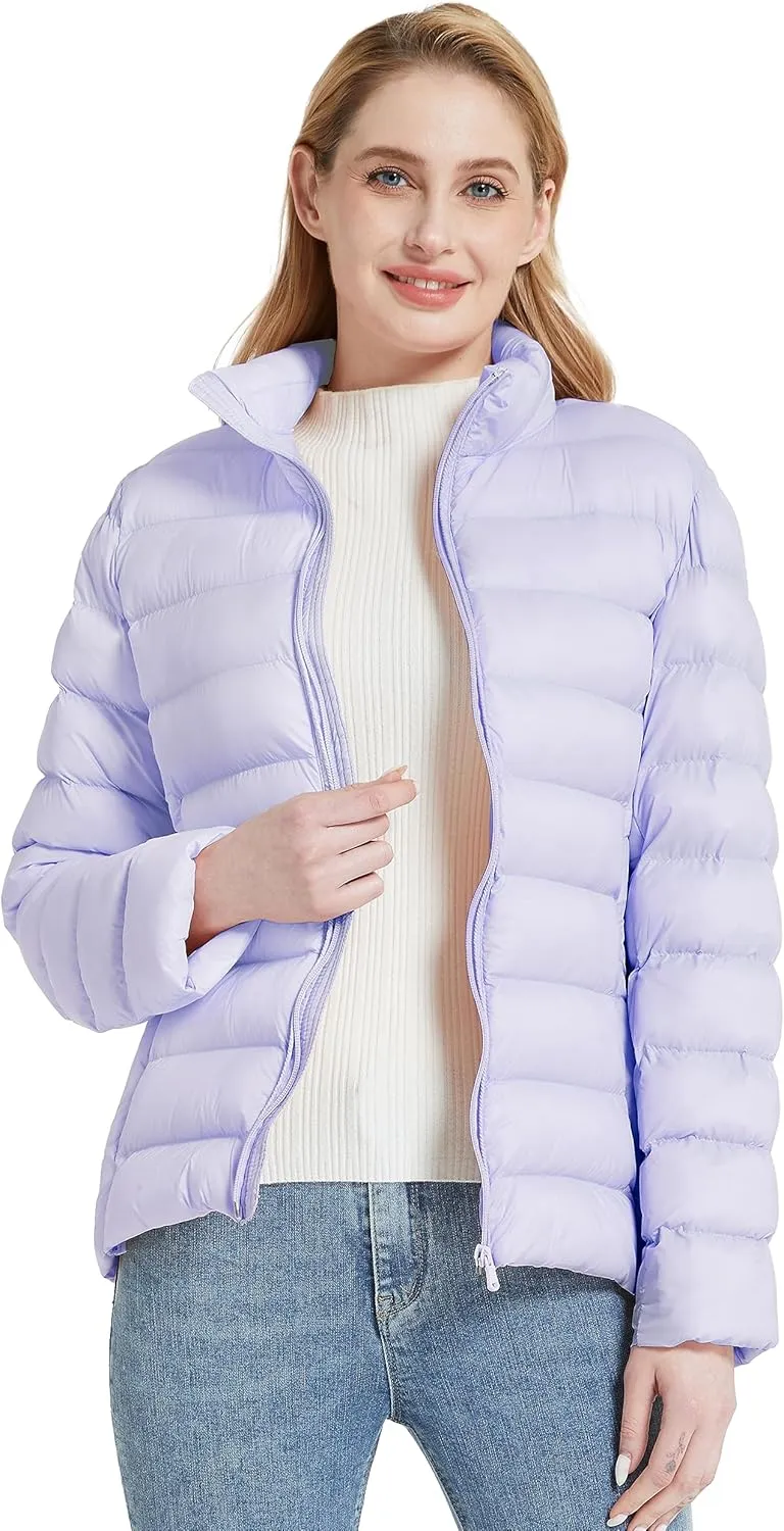ZSHOW Women's Packable Puffer Jacket Windproof Lightweight Winter Coat